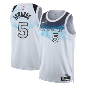 NBA Mænd Trøje Minnesota Timberwolves Anthony Edwards 2024-25 Nike City Edition Hvid Swingman